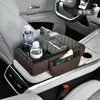 Caja Reposabrazos Multifuncional para Coche Almohadilla Elevadora Portarrollos de Papel Portavasos Caja de Consola Central Almohadilla Bolsa de Almacenamiento Venta al por Mayor