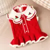 Suéter cálido engrosado para perro, abrigo de punto para otoño e invierno, ropa para mascotas para gatos Teddy y perros pequeños a medianos