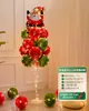 Decoración Navideña Luminosa Mesa Globos Flotantes Árbol de Navidad Tienda con Escaparate Flotante Atmósfera Festiva Arreglo de Escena de Disfraces