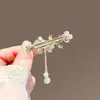 Pinza Lateral de Borla de Mariposa Antigua para Mujer Pinza de Pato Exquisita Pinza Simple de Alto Nivel para Flequillo Pinza para Cabello Roto Pasador de Estilo Chino