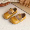 Sapatos de Princesa para Meninas, Modelo Primavera e Outono 2026, Sapatos para Todas as Estações, Sapatilhas para Meninas, Sapatos Pequenos de Couro Infantis, Sapatos Estilosos para Bebês Meninas