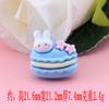 Novo macarrão brilhante coelho mamadeira hambúrguer comida jogar caseiro diy caso de telefone resina patch creme gel hairpin strap