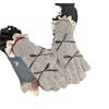 Nuevos Guantes Coreanos Lindos Estilo Ins de Lazo de Cinco Dedos para Mujer Invierno Cálidos Piel de Conejo Ciclismo Guantes de Dedos para Mujer