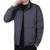 Outono e Inverno 2025 Roupa Externa de Algodão Aveludado Jaqueta Leve de Negócios Nova Roupa Externa Masculina Jaqueta Quente à Prova de Frio Estilo Coreano Espessada Masculina