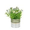 Planta artificial, flor artificial, planta verde, decoración de sala de estar, escritorio, flor de plástico, maceta floral, maceta, pequeños adornos