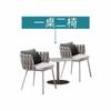 Mesa y silla de ratán personalizadas, combinación de pizarra para patio, jardín, bar, balcón al aire libre, juego de tres o cinco sillas de ratán impermeables