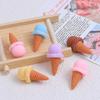 Helado multicolor, comida, juego de dibujos animados, accesorios de joyería para hacer tú mismo, crema, pegamento, resina, pequeños accesorios, agujero, zapatos, hebilla, material, bolsa