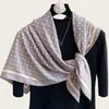 Pañuelo de Seda Estampado Estilo Coreano con Lunares Artísticos 90cm Pañuelo de Seda Sarga, Bufanda Cuadrada Grande Versátil de Lujo Ligero, Nuevo Chal Pañuelo para la Cabeza