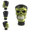 Perilla de Cambio de Marchas de Calavera de Coche Modificación Personalizada Perilla de Cambio de Marchas Fantasma con Cicatriz Palanca de Cambios de Resina Universal