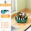 Caja giratoria de especias para el hogar Estante de almacenamiento de cocina Estante de almacenamiento para el baño para artículos de tocador Estante redondo para almacenamiento de especias