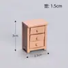 Muebles en miniatura chinos muebles para casa de muñecas decoración de micro paisajismo sofá de simulación mesita de noche taburete dispensador de agua pequeño