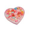 10 Caja en forma de corazón Regalo de cumpleaños 1 de junio Forma de corazón Niñas Bebé Juguete Anillo Dibujo animado Anillo abierto Venta al por mayor