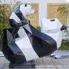 Escultura de Panda de Dibujos Animados Trepador de Pared Geométrica Abstracta Grande de Acero Inoxidable Personalizada, Popular Adorno de Panda Brillante de Fibra de Vidrio