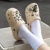 Zapatos Croc Populares Verano 2025 Zapatos Croc de Punta Cerrada para Mujer, Antideslizantes, Duraderos de EVA, Adecuados para Uso en Casa y al Aire Libre, para Hombres y Parejas