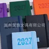 Calendario Inglés Más Vendido Transfronterizo 2027 Planificador Libro de Horario de Oficina Cuaderno de Negocios España Venta al por Mayor