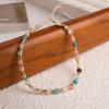 Pulsera Bohemia Étnica de Alta Gama para Mujer, Versátil, con Cuentas de Color Contrastante