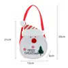 Bolsas de Tote Creativas de Dibujos Animados Navideños Transfronterizos, Bolsas de Regalo, Bolsas de Tela, Bolsas Decorativas para Regalo de Navidad, Accesorios para Fiestas Navideñas