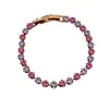 Pulseira Simples e Estilosa com Fecho de Zircônia Quadrada com um Design Doce e Delicado, Toque de Luxo Leve e Sofisticado
