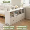 Estantería de almacenamiento, mueble bajo de pie, armario de rejilla, mueble de ocho compartimentos multicapa para uso doméstico, armario de almacenamiento para estudiantes, estantería de almacenamiento