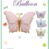 Una Pieza de Nuevo Morado Hielo Mariposa Película de Aluminio Globos de Boda Fiesta de Cumpleaños Decoración de Boda Globos Decoración al por Mayor
