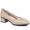 Sapatos de mãe Sapatos de camada única Sapatos de sola macia Femininos 2021 Moda All-match Primavera e Outono Sapatos femininos confortáveis Meia-idade Meia-idade Meia-idade Meia-idade Sapatos de couro de salto médio