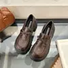 Zapatos Pequeños de Cuero Estilo Retro Británico para Mujer 2026 Primavera y Otoño Nuevo Estilo Mocasines con Lazo y Punta Redonda Zapatos de Moda con Suela Gruesa
