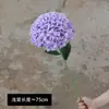 Hortênsia artificial vintage nórdica de haste única para casamento, decoração suave ao ar livre, adereços de fotografia e decoração de casa com um toque de luxo