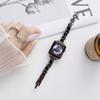 Para Apple 456789 Geração Metal Couro Pulseira iwatch se xiaoxiang fine Denim s10 pulseira