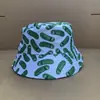 Sombrero de Pescador para Adultos Estampado Frutas Floral Sombrero Cubeta de Playa Sombrero de Flores para Exteriores Transpirable Sombrero para el Sol Protección Solar Sombrero Transfronterizo