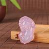 Colgante de jade de ágata roja, colgante de jade de dinero de calcedonia de hielo para hombres y mujeres, suministro de fábrica al por mayor