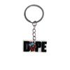 Llavero de chica negra, llavero de PVC especial transfronterizo europeo y americano con dibujos animados, llavero, bolso, accesorios de decoración
