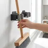 Gancho para mopa de alta resistencia, estante de pared para mopa de acero inoxidable, soporte para escobas para baño y cocina, soporte de almacenamiento para herramientas de limpieza