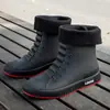 Botas de Lluvia para Hombres y Mujeres, Zapatos Impermeables Casuales Versátiles de Caña Corta, Terciopelo, Cálidos, Antideslizantes, Resistentes al Desgaste, Cómodos, Botas de Lluvia Exteriores, Exportación