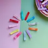 Fio de 5cm material DIY artesanal tudo incluído clipe lateral grampo de cabelo sem costura clipe bico de pato fonte de suprimento adequada