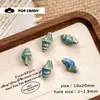 Concha Forma de Caracola Estilo Oceánico Colección Pendientes Pendientes Llavero Bolso Colgante Cerámica Acrílico Cuentas DIY