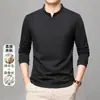 Sudadera de cuello alto de alta gama para hombre de comercio exterior transfronterizo, camiseta de manga larga para primavera y otoño, ropa casual tipo jersey para hombre