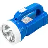 Linterna LED con luz lateral recargable luz fuerte portátil luz pequeña portátil luz fuerte de largo alcance para el hogar reflector