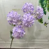 5 Flores Artificiais Pequenas de Hortênsia para Decoração de Salão de Casamento, Flores para Paisagismo de Teto Alto, Enfeites para Sala de Estar de Casa, Flores Artificiais Decorativas