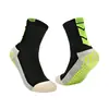 Calcetines para Correr, Calcetines de Fútbol, Calcetines de Compresión a Media Pantorrilla, Película Transpirable Antideslizante, Calcetines Deportivos Gruesos con Suela de Toalla
