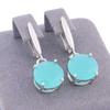 Pendientes clásicos de moda de 12 mm para mujer, de oro rosa, con temperamento geométrico, sencillos, venta al por mayor.