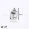 Yiwu Accesorios aleación DIY accesorios de joyería jaula de pájaros ventana hueco paisaje colgante colgante inspirado repujado superventas