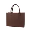 Bolso de Fieltro de Gran Capacidad con Bloques de Color para Souvenirs, Bolso Publicitario Corporativo Personalizado, Bolso de Mano Moderno y Versátil