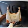 2025 Bolsa Feminina Verão Nova Bolsa Tote para o Trabalho Textura de Tecido de Nylon Bolsa de Ombro Estilo Simples Bolsa de Braço de Veado
