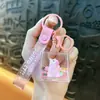 Chaveiros de cartão de óleo transfronteiriços Pibala chaveiros cubo chaveiros de bolsa fofos chaveiros de carro presente atacado de comércio exterior