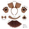 Exclusivo transfronteiriço novo pudim cachorro dálmatas faixa de cabelo animal cocar crianças bonito pacote de cabelo bola festa desempenho