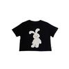 GL-kids Estilo Coreano Verano Nuevo Camiseta de Manga Corta con Estampado de Dibujos Animados para Niños y Niñas Casual Combinable Conejo T Trendy