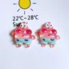 Estrella Brillante de Dibujos Animados Bebé Resina DIY Joyería Funda para Teléfono Móvil Cubierta Protectora para Cargador Material de Parche Hecho a Mano