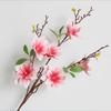 Nueva flor artificial transfronteriza con sensación 3D de magnolia para el hogar, boda, hotel, decoración suave, flor falsa de magnolia al por mayor