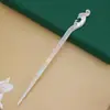 Pasador de Acetato Accesorios para el Cabello Pasador de Imitación de Jade Pasador de Estilo Antiguo Dinastía Han Pasador de Acetato al por Mayor Pasador de Hoja Acrílica