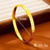 Anéis de Casal Gelo Triturado Duradouros Sem Desbotamento Pulseira para Mulheres Pulseira de Ouro de Areia Vietnamita Anéis para Homens e Mulheres Joias de Imitação para Casamento